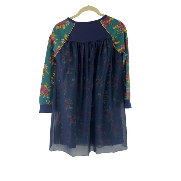 Matilda Jane Time To Dance Dress Long Sleeve Floral Chiffon Overlay Girls 10 - Picture 5 of 10